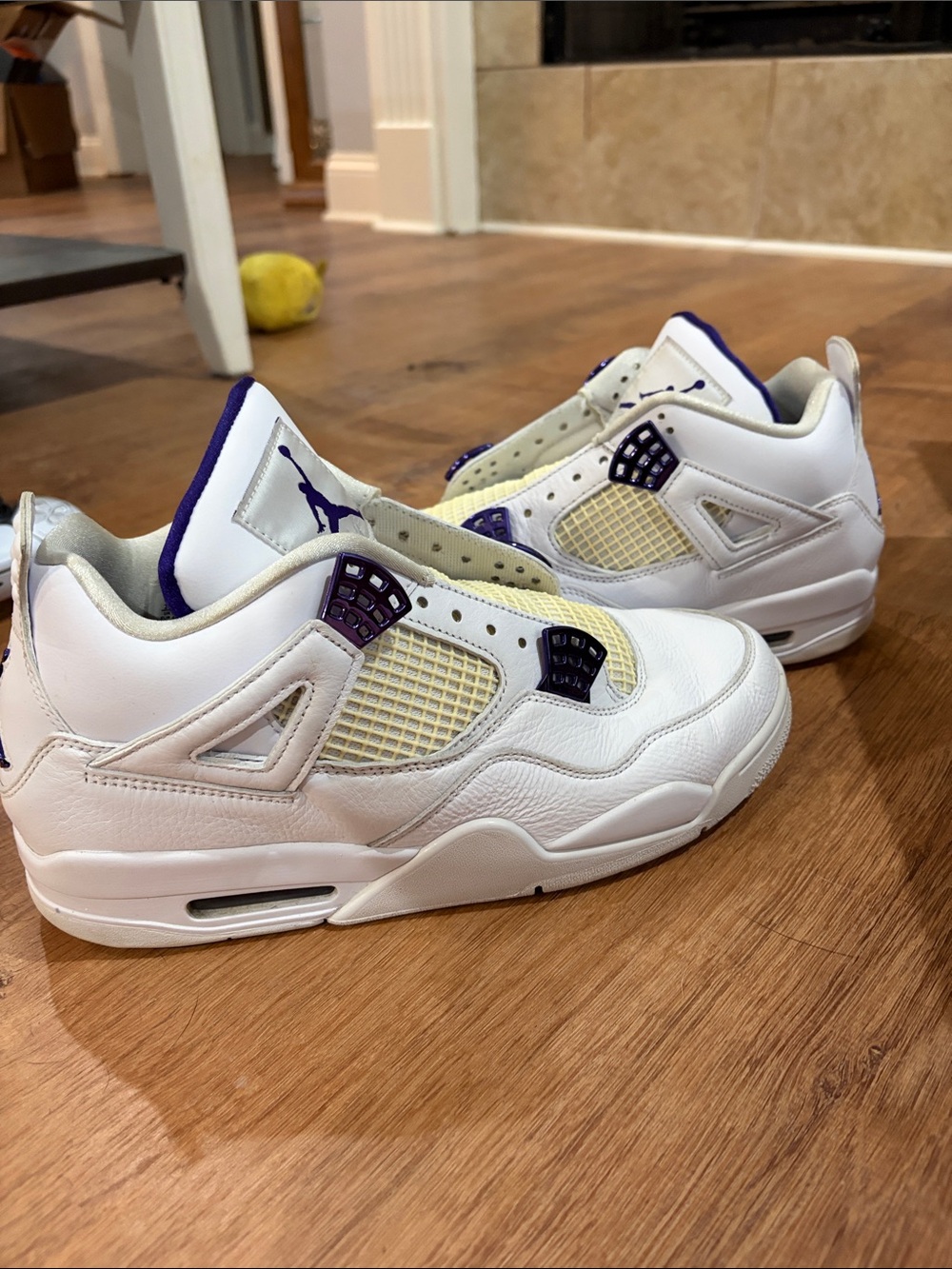 Jordan 4 Retro Purple Metallic Size 10.5